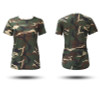 2018 Summer Women T-shirt camouflage loose T-shirt O-neck Casual Woman camouflage Tops Cotton Loose Short Seleeve Army Green