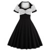 2018 Summer Women Dress Retro 1950s 60s Dress Female Polka Dots Pinup Rockabilly Sexy Party Dresses Vintage Tunic Vestidos Mujer
