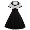 2018 Summer Women Dress Retro 1950s 60s Dress Female Polka Dots Pinup Rockabilly Sexy Party Dresses Vintage Tunic Vestidos Mujer