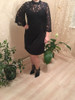 2018 Summer Women Dress Elegant Sexy Party Dress Tunic Vintage Plus Size Dress Flare Sleeve Black Lace Dress 5XL 6XL Big Vestido