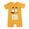 2018 Summer Newborn Baby Boy Girl Rompers Short Sleeve Cotton Jumpsuit Cartoon Printed Baby Costume Infant Clothes