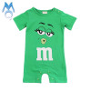 2018 Summer Newborn Baby Boy Girl Rompers Short Sleeve Cotton Jumpsuit Cartoon Printed Baby Costume Infant Clothes
