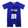 2018 Summer Newborn Baby Boy Girl Rompers Short Sleeve Cotton Jumpsuit Cartoon Printed Baby Costume Infant Clothes