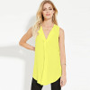 2018 Summer Loose sleeveless blouse Deep V Neck Chiffon Blouse of Women's Shirts Asymmetric Blouse Woman Plus Size 2018 Summer Loose sleeveless blouse Deep V Neck Chiffon Blouse of Women's Shirts Asymmetric Blouse Woman Plus Size
