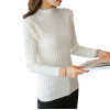 New 2018 spring winter women ladies slim fitting knitted turtleneck sweater top femme korean pullover clothes