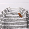 New 2018 Fashion Baby Clothing Sets Infant Baby Striped Tops T-shirt+Pants+Hat 3pcs Outfits Set Newborn Baby Boys Girls Clothes
