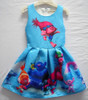 New 2017,Trolls Clothes,Trolls Dress,Summer,Girl Princess Dress,Girl Clothes,Girl's Cartoon Clothing,For kids 3-9 Years