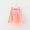 2017 Baby Kids Girl Vest Dress Infant Lace Summer Dresses Newborn Baby Girls Bebes Cotton Clothes New