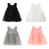 2017 Baby Kids Girl Vest Dress Infant Lace Summer Dresses Newborn Baby Girls Bebes Cotton Clothes New