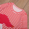 2017 Baby Girl Long Sleeve Christmas Santa Claus Dress Casual Tops Clothes 1-7Y for Xmas