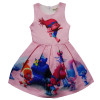 2017 Baby girl dress trolls dress kids clothes Unicorn dress baby girls children clothes cotton H622 2017 Baby girl dress trolls dress kids clothes Unicorn dress baby girls children clothes cotton H622