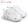2017 baby boys shoes sneakers Newborn Girls Heart Star Pattern First Walkers Kids Toddlers Lace Up PU Sneakers 0-18 Months
