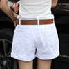 Denim Shorts Jeans Shorts Female Women Summer Plus Size 2017 Fashion Women's Shorts Spring and Summer White Pink Women's Short
