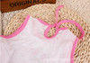free shipping baby for girls cute girl baby t shirt dress tank top outerwear summer girls clothes baby vest baby tops
