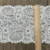 Free shipping 5yards/lot Width 21cm 2colors presser Elastic Lace Fabric DIY Garment Accessories,Wedding Lace,Lace Material