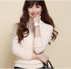 2018 autumn winter women sweaters and pullovers female knitted turtleneck solid color jersey pull femme cashmere sweater
