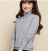 2018 autumn winter women sweaters and pullovers female knitted turtleneck solid color jersey pull femme cashmere sweater