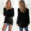 2018 Autumn Winter Women Casual Knitted Pullover Sweaters Fashion Long Sleeve O-Neck Black Red Pink Loose Female Sweater jumpers 2018 Autumn Winter Women Casual Knitted Pullover Sweaters Fashion Long Sleeve O-Neck Black Red Pink Loose Female Sweater jumpers