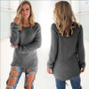 2018 Autumn Winter Women Casual Knitted Pullover Sweaters Fashion Long Sleeve O-Neck Black Red Pink Loose Female Sweater jumpers 2018 Autumn Winter Women Casual Knitted Pullover Sweaters Fashion Long Sleeve O-Neck Black Red Pink Loose Female Sweater jumpers