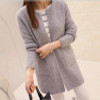 2018 Autumn Winter New Women sweater coat Casual Long Sleeve Knitted Cardigans Sweaters Fashion loose Cardigan sweater