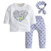 2018 Autumn Style Newborn Baby Girl Clothes Long Sleeve T-shirt+pants+Headband Infant 3pcs suit newborn baby girl clothing set 2018 Autumn Style Newborn Baby Girl Clothes Long Sleeve T-shirt+pants+Headband Infant 3pcs suit newborn baby girl clothing set