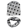 Autumn winter Knit Hats Crochet Scarves Hat Girl Boy Cap Kids Beanie Stars Hat Cotton Children Collar Scarf baby cap child cap