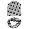 Autumn winter Knit Hats Crochet Scarves Hat Girl Boy Cap Kids Beanie Stars Hat Cotton Children Collar Scarf baby cap child cap