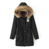 Autumn Winter Jacket Coat Women Parka Appliques Women Clothes Hooded Solid Long Jacket Plus Size Women Winter Jackets And Coats
