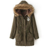Autumn Winter Jacket Coat Women Parka Appliques Women Clothes Hooded Solid Long Jacket Plus Size Women Winter Jackets And Coats