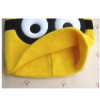 Autumn Winter Girls Boys Hat Set Cartoon Warm Minions Cap knitted Hat Gloves Children Fashion Kids Baby Warm Knitted Caps Gloves