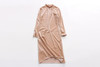 Autumn Winter Fashion Midi Pencil Dress Women Turtleneck Long Sleeve Sexy Velvet Dress Velvet High Neck Bodycon Dress