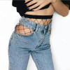 2018 Hollow Out Sexy Pantyhose Black Women Tights Stocking Fishnet Stockings Club Party Hosiery Calcetines Female Mesh Collant