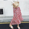2018 floral print bohemian long skirts women Summer elegant beach maxi skirt Boho high waist asymmetrical ruffles cotton skirt 2018 floral print bohemian long skirts women Summer elegant beach maxi skirt Boho high waist asymmetrical ruffles cotton skirt
