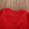 Children Girls Red Dress for Christmas Cute Kids Christmas Princess Toddler Baby Girl Tulle Tutu Dress Party Outfits Costume