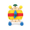 Children Education Toys!!!Cute Wooden Assembled Disassemble Blocks Clock Children Early Teaching Toys Birthday Christmas Gifts