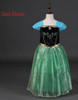 children dress Girl Princess Dress Elsa Anna dress with crown sleeveless girls dress Costume Anna costume baby &amp; kids clothing