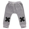 Autumn Spring Striped Newborn Baby Boys Girls Bottoms Monster Harem Pants Leggings  Trousers