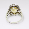 LASAMERO Oval Cut 10*14mm Natural Citrine Engagement Halo Ring 925 Sterling Silver Ring for Women Fine Jewelry LASAMERO Oval Cut 10*14mm Natural Citrine Engagement Halo Ring 925 Sterling Silver Ring for Women Fine Jewelry
