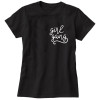 2018 Fashion Women Girl Gang T Shirt Summer Clothing Hipster Tumblr Slogan T Shirts Women Tops Punk Harajuku Tee Shirt Femme