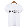 2018 Fashion Summer T Shirt Women VOGUE Printed T-shirt Women Tops Tee Shirt Femme New Arrivals Hot Sale harajuku female T-shirt