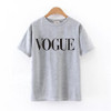 2018 Fashion Summer T Shirt Women VOGUE Printed T-shirt Women Tops Tee Shirt Femme New Arrivals Hot Sale harajuku female T-shirt