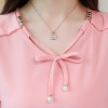 2018 Fashion Blouses Women Tops Summer Elegant Lady Shirts Bow Chiffon Blouse Female Casual Short Sleeve Blusas Femininas