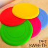 Vorkin Fantastic Pet Dog Flying Disc Tooth Resistant Training Toy Play Frisbee Tide Free Shipping