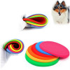 Vorkin Fantastic Pet Dog Flying Disc Tooth Resistant Training Toy Play Frisbee Tide Free Shipping