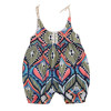2017 Cute Newborn Baby Romper Summer Sleeveless Boho Loose Floral Jumpsuit Sunsuit Toddler Kids Clothes 0-24M