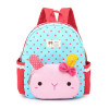 2017 cute Dot Bow Children school bags Cartoon Rabbit kindergarten baby backpack high quality canvas girls Student shoulder bags