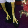 2017 Creative New Women Chicken Socks With Chicken Print toe Trendy Women Fashion 3D Cartoon Thigh High Sale Chicken Toe Feet