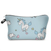 2017 Cosmetic Bags unicorn 3D printing Make up Bag New Fashion Brand makeup Bags 3D Printing Women Travel Makeup Bag