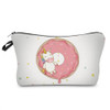 2017 Cosmetic Bags unicorn 3D printing Make up Bag New Fashion Brand makeup Bags 3D Printing Women Travel Makeup Bag