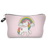2017 Cosmetic Bags unicorn 3D printing Make up Bag New Fashion Brand makeup Bags 3D Printing Women Travel Makeup Bag